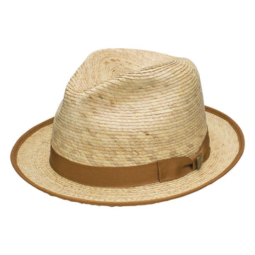 Mateo Palm Straw Fedora