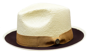 Sebastian Snap Brim Color Bottom Straw Hat