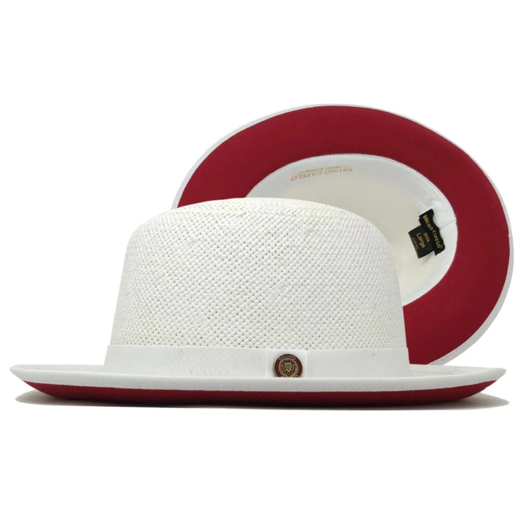 Empire Red Bottom Straw Fedora