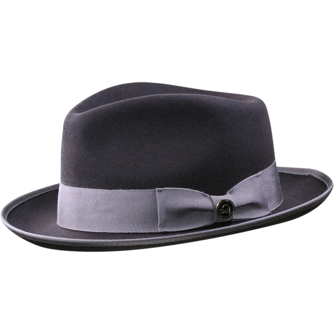 Naples Teardrop Classic Brim Wool Fedora