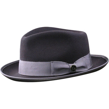 Naples Teardrop Classic Brim Wool Fedora