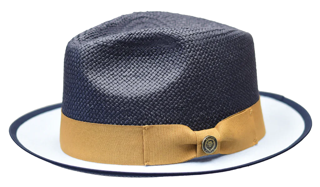 Sebastian Snap Brim Color Bottom Straw Hat